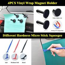 Vinyl Wrap Tool Kit For Car, Tint Wrapping Kit With Apron Waist Bag, Magnet Holder Micro Wrap Stick Squeegee, PPF Squeegee Kit, Essential Kit For Vehicle Film Installing - 變體 - 查看 5