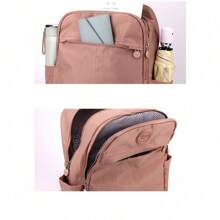 Women Functional Backpacks - 桃粉色 - 查看 7