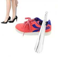 Extra langer 11,8 Zoll Schuhlöffel aus Metall – robuster Stiefelhelfer | Unisex-Schuhlöffel, Reise-Schuhlöffel, Geschenk für Männer/Frauen