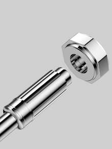 1 件可调节不锈钢窗帘杆，可伸缩浴室毛巾杆、衣架、窗帘杆、衣柜挂架、可伸缩浴帘杆、阳台杆 - 无需钻孔，适用于窗帘、门和卧室，可用于收纳整理，女士白色 T 恤、女士黑色裤子、女士冬季服装 - 彩色 - 查看 9