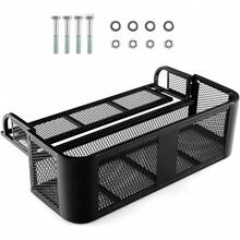 ATV Rear Drop Front Cargo Basket HeavyDuty Metal Mesh Lage Carrier Rack Quad Universal Cargo Tray Box Storage Basket For Hunting Fishing Rear Drop Basket 104 X 67 X 32cm - Black - View 1