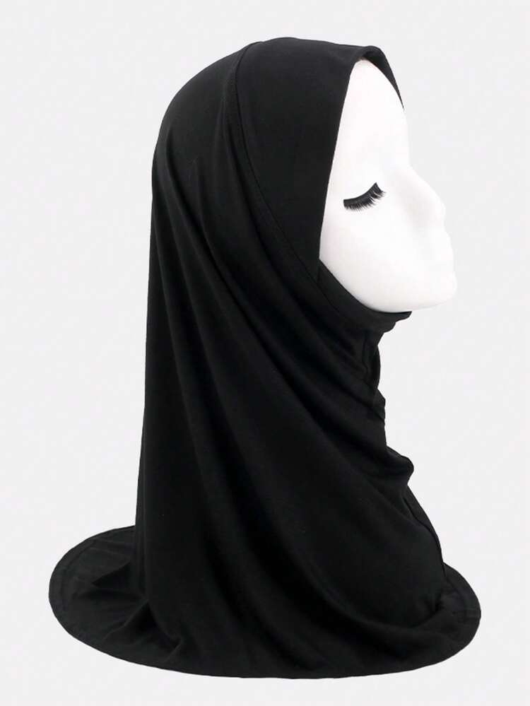 1pc Women's All-Season Middle Eastern Style Muslim Headscarf Hijab Cap Veil Suitable For Daily Use - Multicolor - View 8