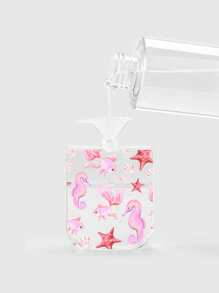 1pc Summer College Style Ocean Turtle Pattern Spray Bottle. Perfume Spray Bottle With Hook And Anti-Fall Silicone Cover, Hawaii Travel Portable Cosmetic Bottle, Makeup Spray Bottle, Birthday Gift For Family Or Friends, Holiday Gift, Suitable For 50ml