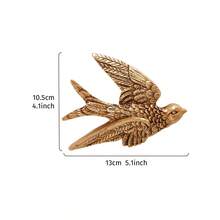 1pc ABS Wall Hanging, Bird Design Hanging Decoration For Home,Home Decor ,Room Decor,Wall Decor Gifts Birthday Graduation - Gold - View 18