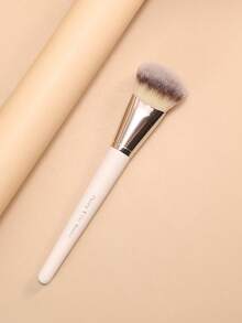 Chuang M Cai Beauty 1pc Foundation Brush, Liquid Foundation Brush, Ultra Soft, Professional Makeup Tool, Suitable For Daily Facial Makeup - White - View 6