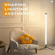 USB Powered Smart LED Corner Floor Lamp, RGB Atmosphere Light, Multi-Color Upright Lamp For Dance Hall, Game Room, Home Party, Holiday Decoration, Living Room & Bedroom Decor, Gaming Atmosphere - Multicolor - View 8