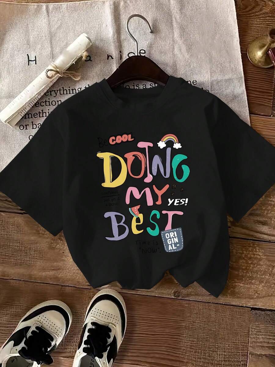 Camiseta cómoda para mujer con silueta de Kachiri en - Negro - Ver 1