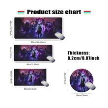 YUFZX Fantasy Themed Gaming Mouse Pad Cool Anime Mousepads Extended Large Desk Mat With Stitched Edge Non-Slip Rubber Base Desk Accessories For Home Office Decor Desk Pad 35.4x15.7 Inch Perfect Gift For Men Women,Mouse Pads For Desk
