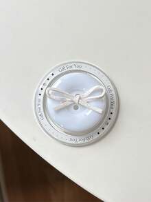 1 Giá đỡ điện thoại hình nơ màu trơn, Giá đỡ để bàn từ tính, Sáng tạo kiểu Hàn Quốc, Thuận tiện để xem video Tương thích với iPhone, điện thoại Android, Quà tặng sinh nhật, gia đình, bạn bè Giá đỡ điện thoại dạng đẩy-kéo Phụ kiện điện thoại - Nhiều màu - Xem 11