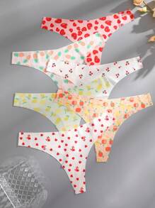 6pcs Women Leopard Print Hipster Briefs, Comfortable & Stylish Panties - Multicolor - View 4