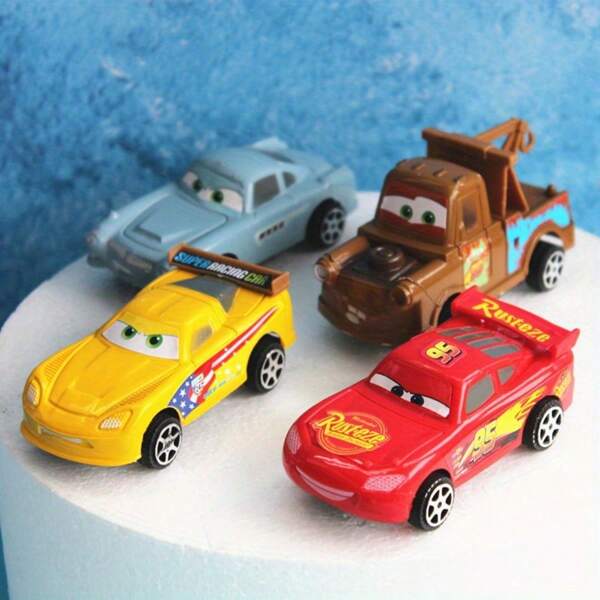 Sanrio 3-Piece Disney Pixar Cars Decorative Set - Cute Cartoon Decor For Home, Office And Dorm - Great For Party, Halloween, Christmas And Birthday Gifts (No Batteries Required, Collectibles)