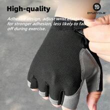 New Summer Outdoor Hiking Fitness Fishing Thin Sports Cycling Half Finger Gloves, Lightweight High Elasticity Breathable