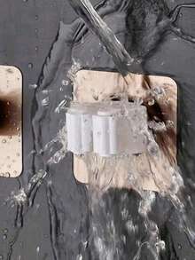 1/4/8pcs No-Drill Wall Mounted Strong Mop Hooks, Multi-Function Strong Storage Clips, Wall Mounted Bathroom Mop Clips, Mop Hooks, Broom Racks, Shelves, No-Drill Mop Racks, Suitable For Bathroom And Balcony, Mop Clips, Mop Racks, Convenient Bathroom Accessories, Cleaning Accessories, For Storing Mops, Brooms And Cleaning Tools