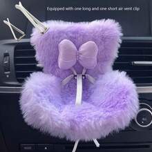 1pc Car Seat For Labubu Dolls With Soft Furry Cushion,Car Seat For Dolls With Air Vent Clip,Cute And Functional Car Ornament For Labubu Fans And Doll For Women Storage Organizer Travel Essentials Back To School Dormitory Storage,Festival Gifts.Christmas Gift Ideas. - Multicolor - View 19
