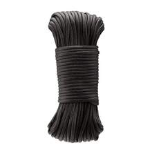 Basics - 550 Tipo III Paracord, núcleo de hebras, alta resistencia, 5/32 pulgadas x pies, color negro - Negro - Ver 1