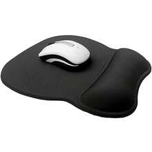 1 Pc Leather Mouse Pad Is Waterproof, Stain Resistant, Easy To Clean, Simple And Delicate In Business Office Style. The Surface Of The Mouse Moves Smoothly, And The Anti Slip Bottom Is Not Easy To Slide, Improving The Texture Of Office Work - 黑色 - 查看 1