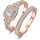 C-Chapado en oro rosa-1CT