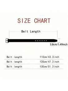 2 件男士针扣腰带，压花纹理时尚男士腰带，男女复古休闲街头个性腰带，适合搭配牛仔裤，是一份很棒的礼物