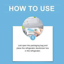 Jue Fish Refrigerator Deodorizer Box Household Refrigerator Freezer Deodorizing Cleaner Odor Eliminator Refrigerator Cleaning Agent - 1 - 查看 7