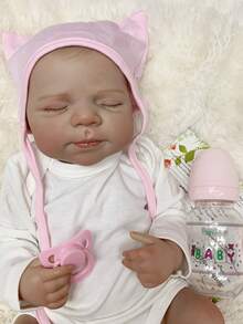 1 PC 18 Inch Pascale Girl Handmade Baby Reborn Doll Waterproof Anatomically Accurate Newborn Baby For Family's Gifts And Collection - Multicolor - View 6