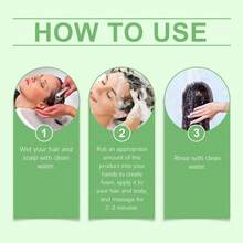 1PCS/2PCS Rosemary Shampoo,Gently Moisturizing Hair Shampoo For Women And Men To Gently Cleanse, Repair & Protect Strands,Repairing Fluffy Refreshing Shampoo - màu xanh lá - Xem 8