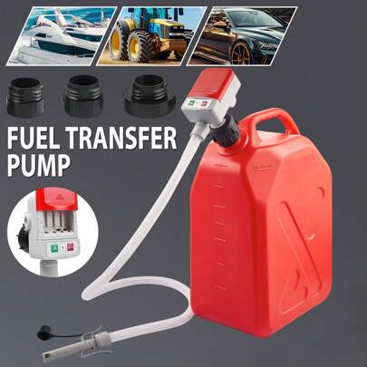 1PC Fuel Transfer Pump Battery Powered Auto-Stop Liquid Transfer Pump  Oil