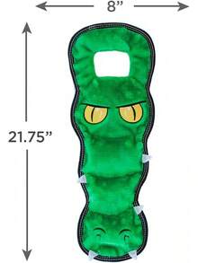 Outward Hound Seamz Gator Plush Dog Toy, Large - 大猩猩 - 查看 3