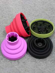 通用可折叠吹风机扩散器，沙龙级工具，轻巧可折叠便携式旅行折叠设计，适合大多数吹风机通用吹风机扩散器，适用于卷发和自然波浪发的吹风机扩散器附件，专业吹风机扩散器 - 彩色 - 查看 9