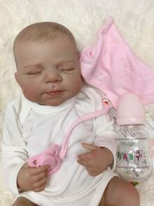 1 PC 18 Inch Pascale Girl Handmade Baby Reborn Doll Waterproof Anatomically Accurate Newborn Baby For Family's Gifts And Collection - Multicolor - View 7