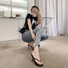 Women Heeled Sandals - 杏色 - 查看 4