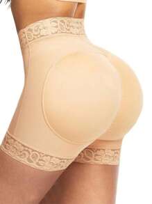 Women's Lace Mid-Rise Tummy Control Briefs Faja Body Shaping Pants Leg Shaper Shorts Women's Butt Lifting Body Shaper Seamless Fit