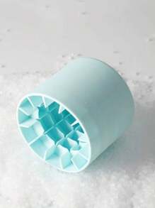 1 件迷你硅胶冰块模具，圆柱形 3D 制冰机，简易桶形设计制冰机托盘带盖，适用于厨房海鲜生鱼片，返校用品 - 彩色 - 查看 4