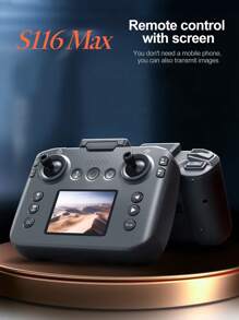 CASRRA The S116 Remote-Controlled Drone With A Camera Is Equipped With An Upgraded Remote Control Screen. Equipped With A High-Definition Electronic Adjustable Camera And A Brushless Motor, It Offers Longer Battery Life. Shoot Videos And Photos To Record The Good Life. Screen Control For Real-Time Image Transmission