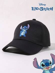 Disney 1顶可调节可爱卡通印花男女通用棒球帽，防晒旅行帽 - 彩色 - 查看 3