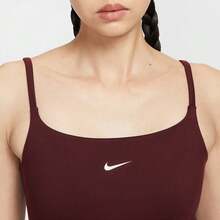 Nike 女款 AS W NK ONE DF TANK CPSL SPD 图案印花无袖运动背心 IH8606-652 - 紅色 - 查看 3