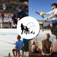 2 Telescopic Fishing Rods Set (1.8m + 2.1m) | Ergonomic Portable Fishing Equipment With Spinning Reels, Baits & Storage Bag | Fiberglass Rods With Ceramic Guides | Ideal For Lakes, Rivers, Coasts | Gift For Anglers - As Shown - View 9