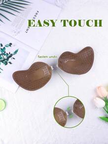 1 paquete de sujetador invisible tipo push up de mango para mujer, adecuado para lencería, vestido, body