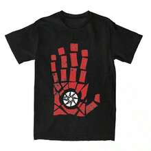 COOL SUMMER Iron Mans Heart T Shirts Harajuku Casual Summer Men Women Amusing Cotton Funny Oversized Short Sleeve Stylish Vintage Cool Tops - màu đen - Xem 1