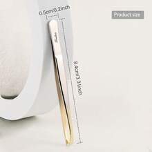 1/2pcs Stainless Steel Gold Eyebrow Clip, Convenient Eyelash Tweezers, Beauty Fine Hair Removal Tool, Suitable For Facial Hair Removal And Grooming,Makeup,Cheap,Room Decor,Vanity,Travel,Bedroom,Makeup Accessories,Tweezers,Cheap,Stocking Stuffers,Makeup,Makeup Tools,Cheap Stuff,Gifts,Gifts For Women,Christmas Gifts - Gold - View 9