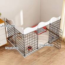 Freestanding Pet Fence, Indoor Home Use, For Small Dogs, Cats, Rabbits And Other Small Animals