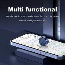 1pc Black Mini LBS Loss Prevention Device, Compact And Lightweight, Easy To Carry, Suitable For The Elderly, Pets