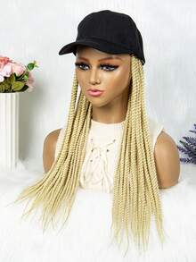 Synthetic Braided Wig - Comes With Baseball Cap - Perfect Braid Baseball Cap Style For Women - Gold - View 4