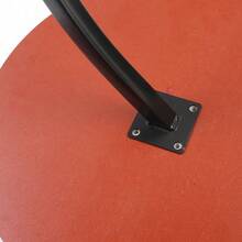 Coffee Table C-Shaped Side Table Sofa Table End Table Living Room Lightweight UK - White - View 9