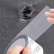 Self-Adhesive Mesh Tape Is Used To Repair Window Screens Designed To Mend Broken Holes And Keep Insects Such As Mosquitoes Out. - Black 2pcs - View 4