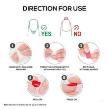 MSummer Pr On Nails Short Square Fake Nails Blue French Tip Pr Ones False Nails With 3D Flowes Charm Acrylic Nails Glossy Glue On Nails For Women Girls Vacation Stick On Nails 24pcs8001 - s4 - 查看 6