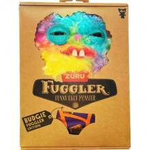 Spin Master 内裤系列疯狂官方ZURU7寸萌怪宝丑萌毛绒玩具方形假牙搞怪娃娃送朋友生日礼物潮玩玩具