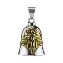 1pc Guardian Angel Motorcycle Bell Good Luck Charm Keychain Pendant Accessories, Gift For Bike, Friends - one-size - View 15