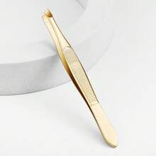 1/2pcs Stainless Steel Gold Eyebrow Clip, Convenient Eyelash Tweezers, Beauty Fine Hair Removal Tool, Suitable For Facial Hair Removal And Grooming,Makeup,Cheap,Room Decor,Vanity,Travel,Bedroom,Makeup Accessories,Tweezers,Cheap,Stocking Stuffers,Makeup,Makeup Tools,Cheap Stuff,Gifts,Gifts For Women,Christmas Gifts - Gold - View 13