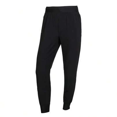 Under Armour Rival 高腰梭织裤，单层慢跑裤，适合日常穿着和跑步，1382727-001