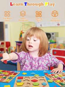 Wooden Puzzles For Toddlers, 4 Packs Alphabet Shape Puzzles For Kids 4 Wooden Montessori Toddler Puzzles ,Wooden ABC Alphabet Number Shape Puzzles Learning Puzzle Toys,Wooden Alphabet Number Shape Puzzles For Kids 3 Years Old Boys & Girls (Letter And Number Blocks With Random Colors) - Multicolor - View 3